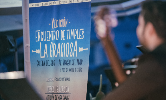 Poster of the X Edition of the Timple Encounter La Graciosa