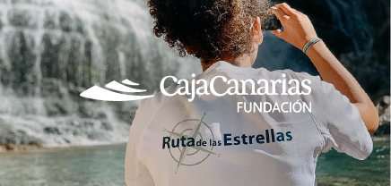 Logo Fundacion CajaCanarias. Camino de las estrellas